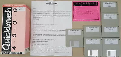 QuickBrush 4000 ©1993 Dimension Technologies For Commodore Amiga Video Toaster • $39.98