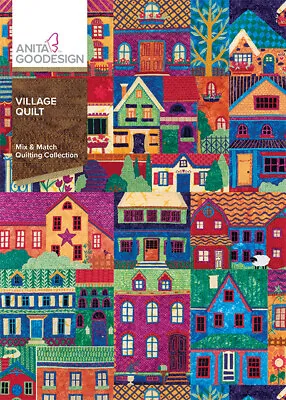 Village Quilt Anita Goodesign Embroidery Design Machine CD  • $15.99