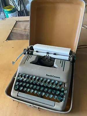 Vintage Smith Corona Electric Portable Typewriter W/Hard Case • $45