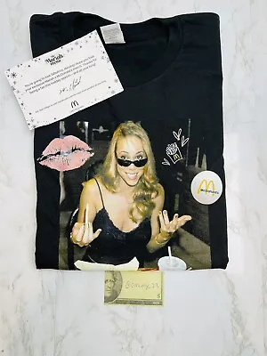 New McDonalds Mariah Menu Large T-Shirt Mariah Carey New Size Large Collectible • $33.99