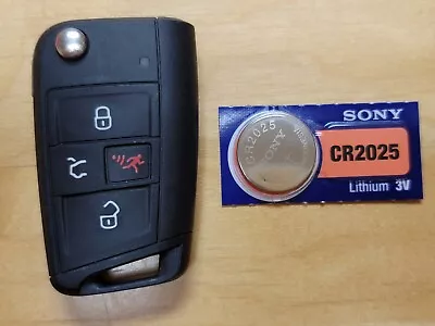 Genuine OEM 4 Button 2015-2017 Volkswagen Flip Key Remote 5G0959752BD NBGFS12A01 • $11.95