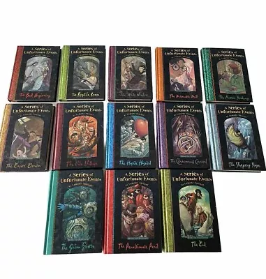 Lemony Snicket A Series Of Unfortunate Events - Books 1-13 Hard Back Collection • £29.99