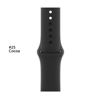 £3.65 • Buy Silicone Apple Watch Strap Sport Band Series 1 2 3 4 5 6 SE 38mm 40mm 42mm 44mm