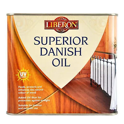 Liberon Superior Danish Oil -  1L 2.5L And 5L - FREE DELIVERY • £14.79