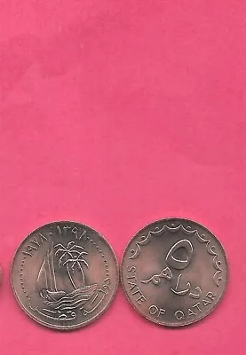 Qatar Km3 1978 Uncirculated-unc Mint-bu 5 Dirham Old Vintage Coin • $3.20