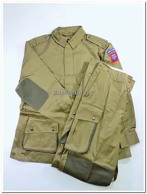 WW2 US Army M42 Paratrooper Reinforced Suit - 82th Airborne Division - Repro New • $129.99