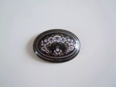 Small Michaela Frey Vintage Brooch With Flowers Motif 0.2oz/1 3/8x1in • $33.74