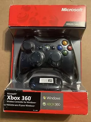 Microsoft XBOX 360 Wireless Controller For Windows & Receiver Open Box (Unused) • $60