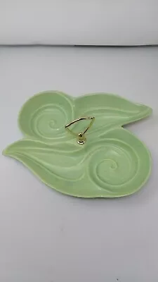 Mid Century Lite Green Deserts Nut Coffey Table Dish Pottery USA • $15