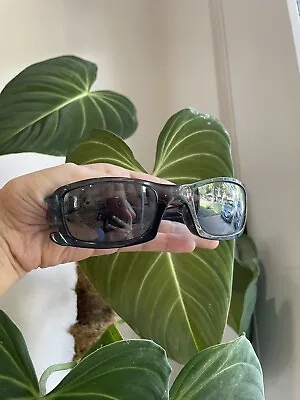 Oakley Five 12-859 Smoke/Grey Rectangle Wrap Sunglasses Frames 54-19 USA • $49.99