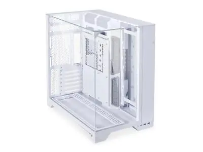 LIAN LI O11 Vision ATX Mid Tower Computer PC Case - White Aluminum Steel Glass • $138.94