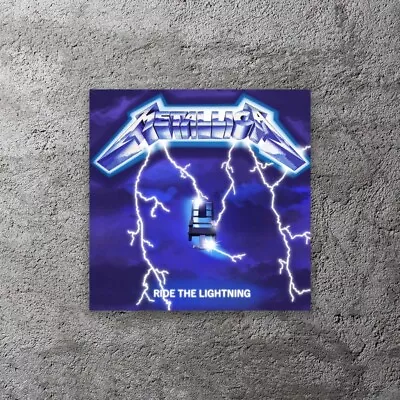 Metallica Ride The Lightning Vinyl Sticker 3  Wide - Includes Two Stickers • $5.99