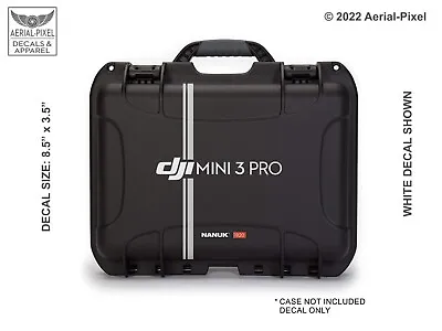 $9 • Buy DJI Mini 3 Pro Drone Case Decal  For Nanuk Pelican GoProfessional GPC & More