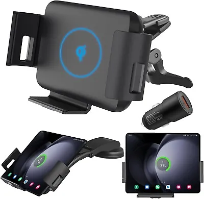 15W Qi Wireless Car Charger Mount Holder Compatible For Samsung Galaxy Z Fold5 • $66.09