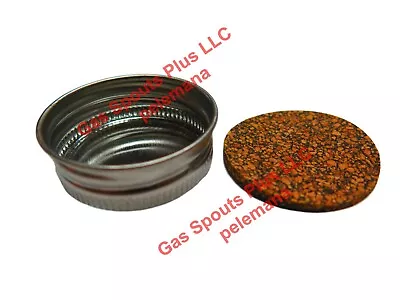 1.50  EAGLE METAL GAS CAN SCREW CAP Fuel Gallon Quart Lid 1-1/2 Inch CORK GASKET • $9.95