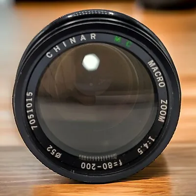 Chinar 80-200 Mm F4.5 Macro Zoom Manual Focus Lens Minolta MD Mount • $17.99
