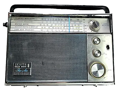 Zenith Solid State FM/AM Multiband Radio Royal 94 Inter-oceanic Receiver RARE • $149.99