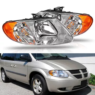 For 2001-2003 Chrysler Voyager Headlights 01-03 Left & Right 4857700AC 4857701AC • $80.99