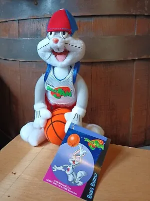 Vintage Space Jam Bugs Bunny Plush Toy 1996 McDonalds Stuffed Animal Jordan Tags • $30.84