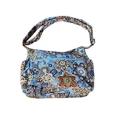 Beautiful Vera Bradley Bali Blue Small Shoulder Bag Purse • $16
