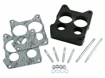 Mr Gasket 3406 Phenolic Thermal Carb Spacer 1″ 4 Hole Centre Quadrajet • $86.26