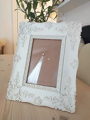 £14 • Buy Ornate Rococo Baroque Style Photo Frame ~ Picture Frame, Antique White