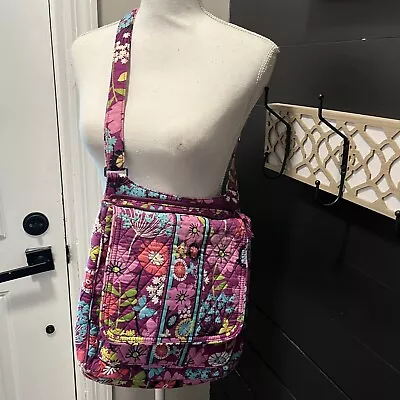 Women’s Vera Bradley Purple Floral Flutterby Shoulder Bag • $19.99