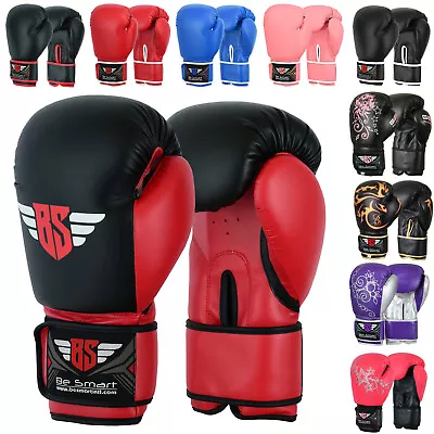 4oz 6oz 8oz Kids Boxing Gloves Junior Mitts PunchBag Children Gel Pad Glove • £13.49