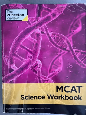 $9.99 • Buy MCAT Science Workbook Princeton Review