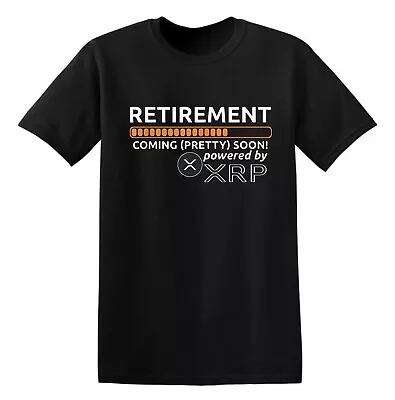 Mens Crypto “retirement Xrp” Custom Design Tee - Bitcoin - Xrp - Sizes S-3xl • $45.95