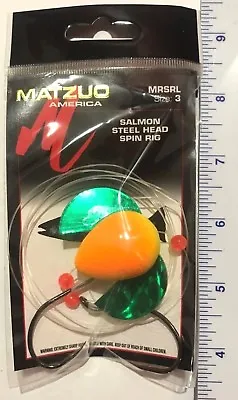 5 Matzuo Salmon Steelhead Spin Rigs MRSL Size 3 • $9.99