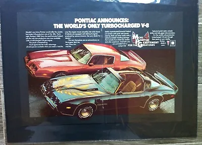 1980 Pontiac Trans Am Bandit Firebird *Original* Print*Ready To Display* Car Ad • $19.99