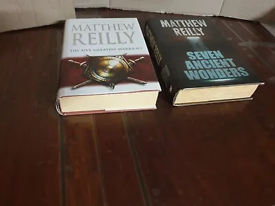 2x Matthew Reilly The Five Greatest Warriors ( SIGNED! ) + 1 Other ( Defect) • $39
