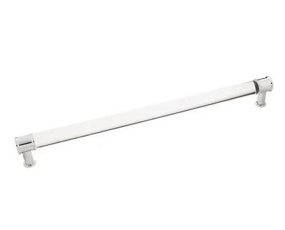 Hickory Hardware - P3711-CACH -  Midway Crystal Acrylic Cabinet Handle - Chrome • $28