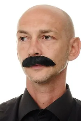 $15.42 • Buy WIG ME UP Bart Out Real Hair Moustache Cowboy Black MU12-1B