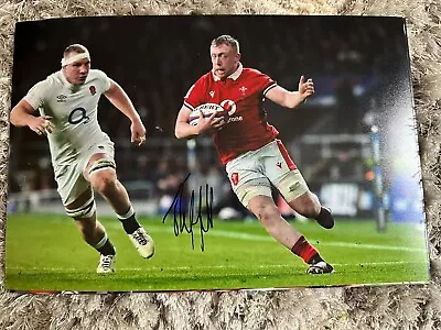 TOMMY REFFELL HAND SIGNED 12x8” WALES RUGBY LEICESTER TIGERS • £14.99