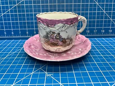 Unger & Schilde  Moustache Cup & Saucer  -  Germany • $11.95