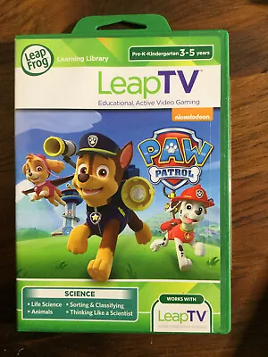 Leapfrog LeapTV Game - Nickelodeon Paw Patrol - Science • $49.58