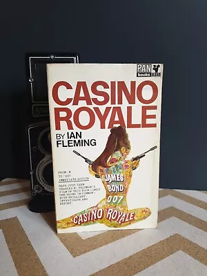 1967 25th Print Casino Royale Film Tie Ian Fleming Pan James Bond VGC • £9.50