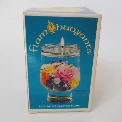 Flambuoyants Floating Flame Candle Flowers CMA Inc Vintage 70s • $24.98