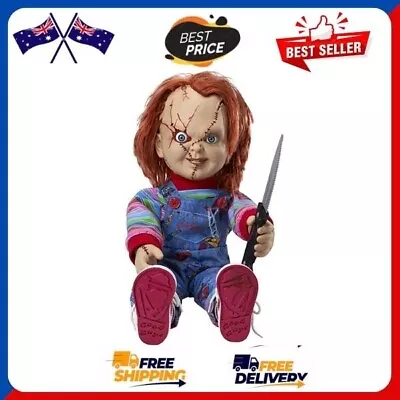 Spirit Halloween 2 Ft Talking Chucky Doll Decoration | Officially Licensed • $277.99