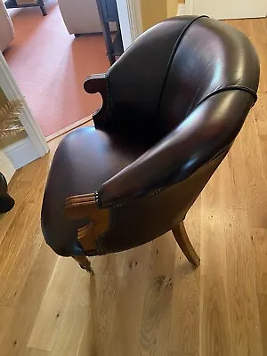 £55 • Buy Leather Chesterfield Captains Chair