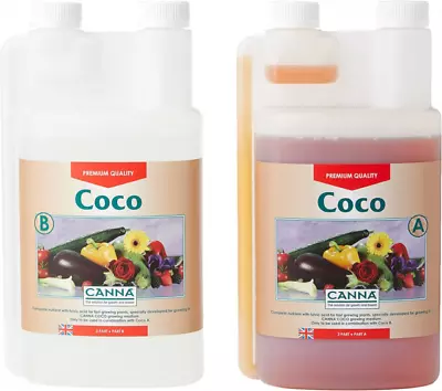 CANNA Coco A And B Nutrient Additive Bottle Set - 1L • £16.99