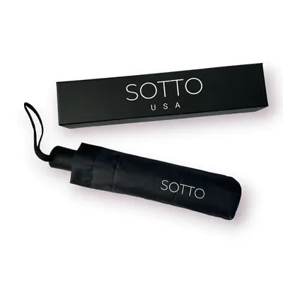 SOTTO Commuter - Portable Travel Automatic Umbrella Business Windproof Black • $27.99