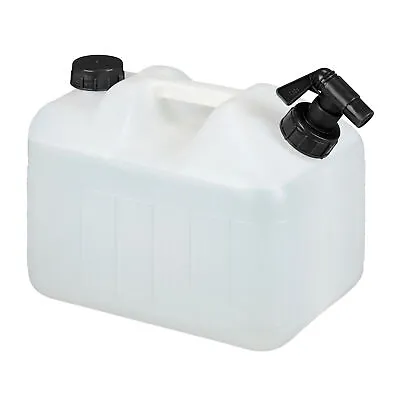 Water Canister Spigot Tap Faucet Jug Plastic Container Carrier Holder Camping • £58.90