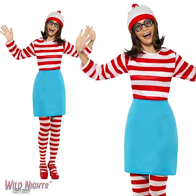 £28.25 • Buy Fancy Dress Costume # Where's Wally? Ladies Wenda Sizes 8-18