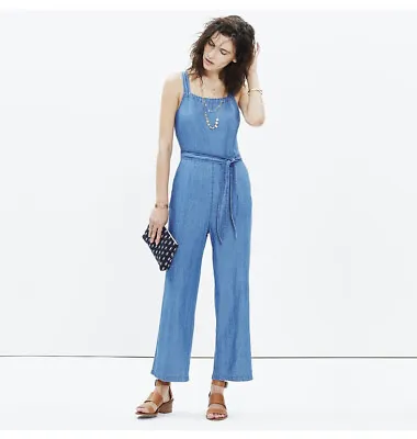 Madewell Chambray Muralist Jumpsuit Sz 0 • $11.25