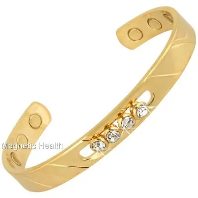 Ladies Copper Magnetic Bracelet Carpal Tunnel Bangle Arthritis Pain Relief 14 • £11.49