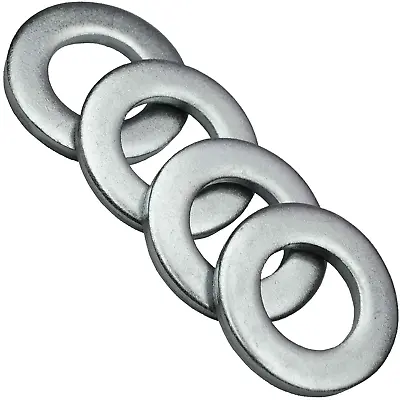 Form A Flat Washers Zinc Steel Premium Metal Washer DIN 125 Durable Connection E • £1.99