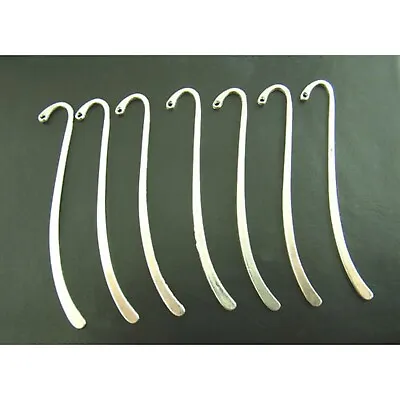 10 Tibetan Silver Bookmark Blanks With Loop Findings Crafts Beading Jewellery • £3.15